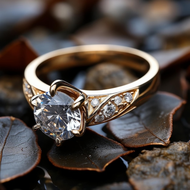 Uma coleção de anéis glamourosos