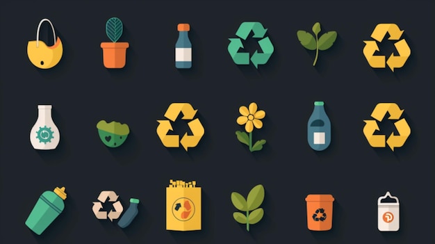 uma coleção de plantas e plantas, incluindo uma que tem uma planta verde