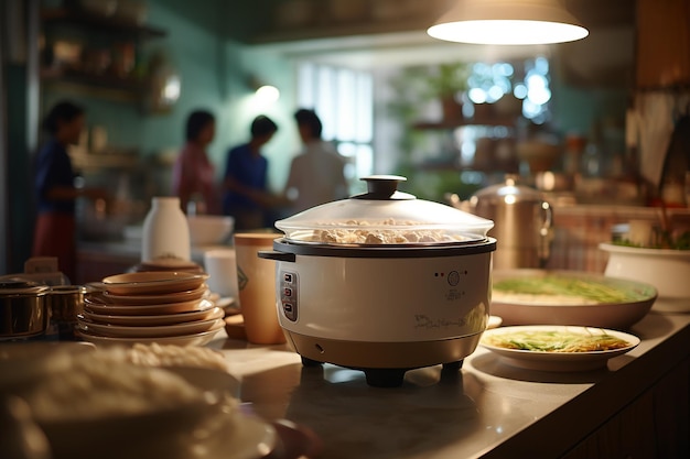 Foto uma cozinha de arroz maior