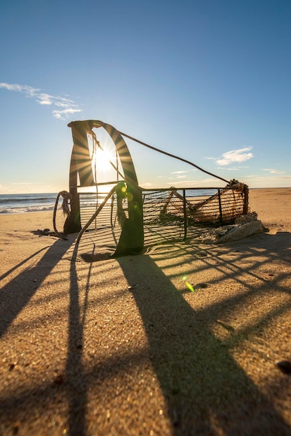 Uma das praias mais bonitas da Espanha, chamada (Cuesta Maneli, Huelva) na Espanha.