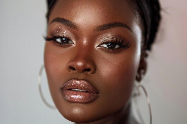 Foto uma empresária negra quebrando barreiras e estereótipos na indústria de cosméticos
