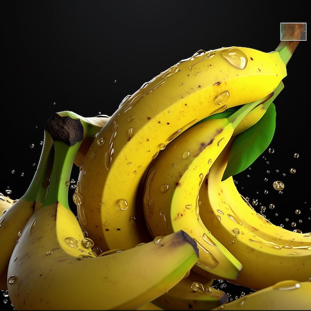 Uma enorme banana amarela Fatos Nutricionais Generative AI
