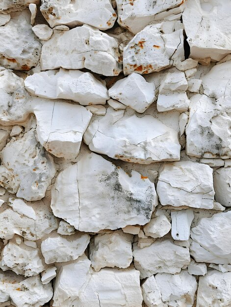 Foto uma enorme velha parede de pedra branca textura parede de pedras padrão alta resolução