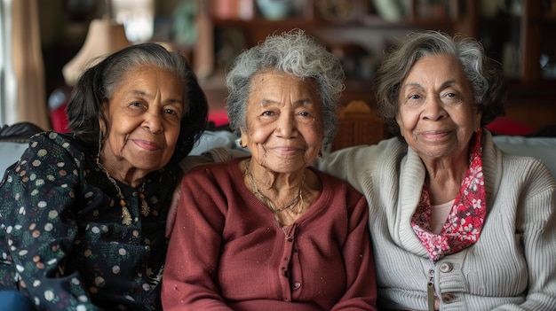 Foto uma equipa de cuidados com idosos que presta serviços inclusivos e compassivos