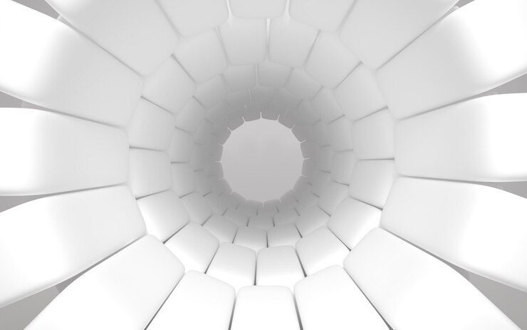 Foto uma espiral branca com a palavra luz
