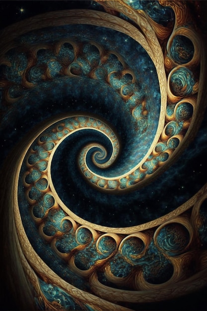 Uma espiral do universo.