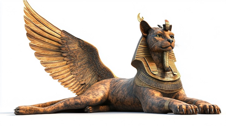Foto uma estátua de um dragão com asas que diz que o dragão