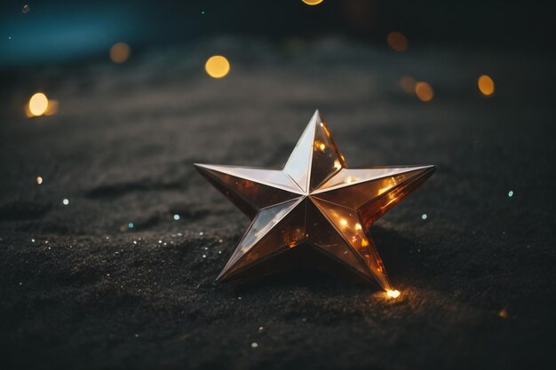 Uma estrela com estrelas