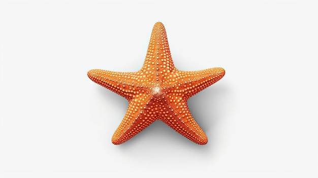 uma estrela do mar laranja