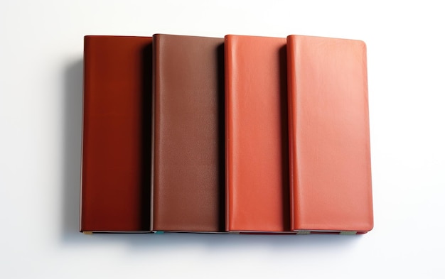 Uma exploração visual de notebooks PocketSized isolados em um fundo transparente PNG