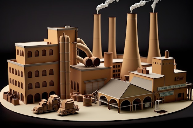 Uma fábrica que converte papel usado em novos produtos