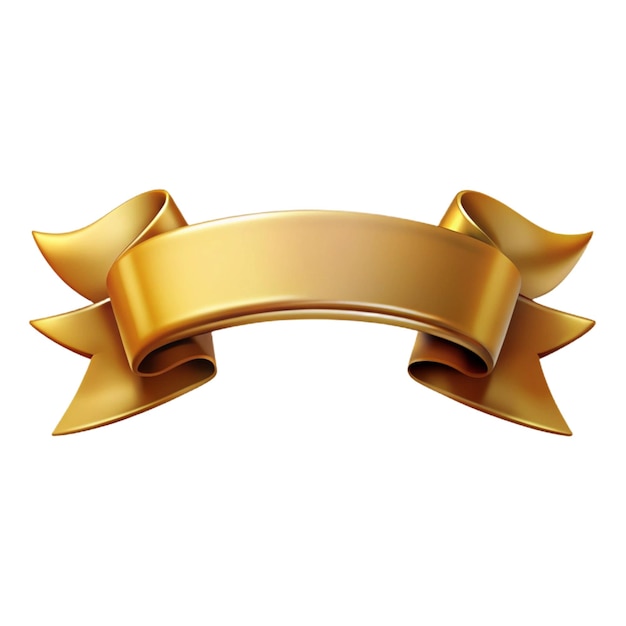 uma fita de ouro com um laço nele que diz quot fita de ouro quot
