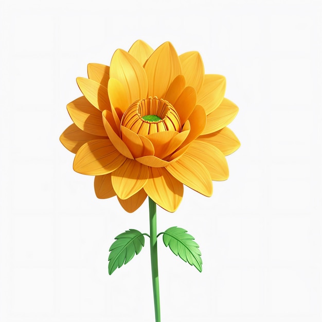 uma flor amarela