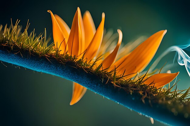 uma flor com o nome da Universidade da Califórnia