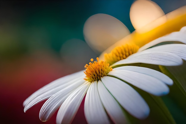 uma flor com o nome " nele