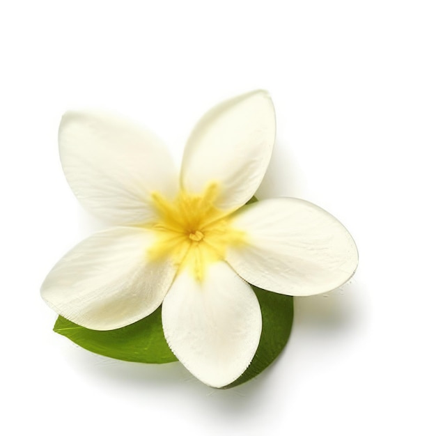 Foto uma flor com pétalas amarelas e brancas e uma flor amarela.