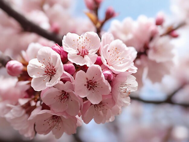 uma flor rosa com a palavra cereja nela