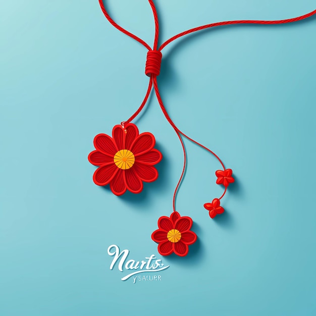 Foto uma flor vermelha com a palavra quot la vivitara quot à esquerda