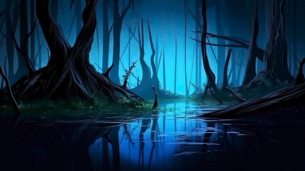 Página 4  Floresta Anime Noite Imagens – Download Grátis no Freepik