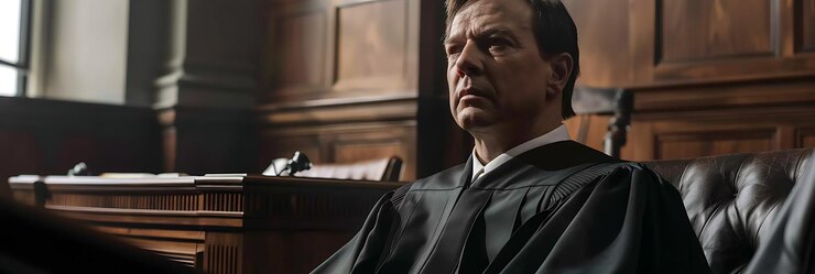 Foto uma foto cinematográfica de um tribunal americano
