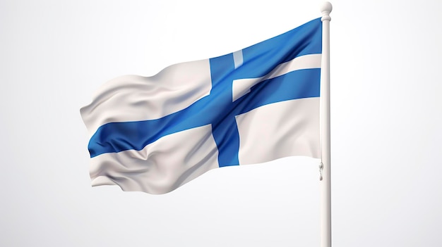 Uma foto da bandeira da Grécia em tamanho completo