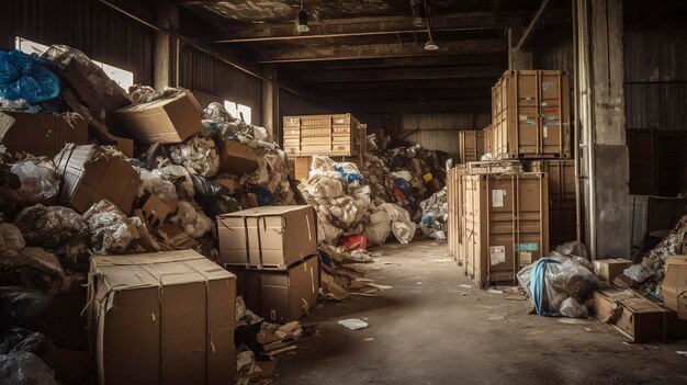 Foto uma foto da iniciativa de redução de resíduos industriais