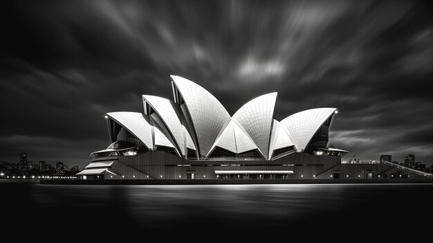 uma foto da Ópera de Sydney