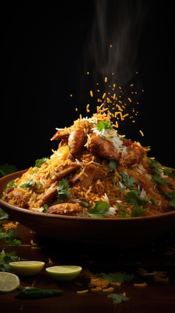 uma foto de biryani