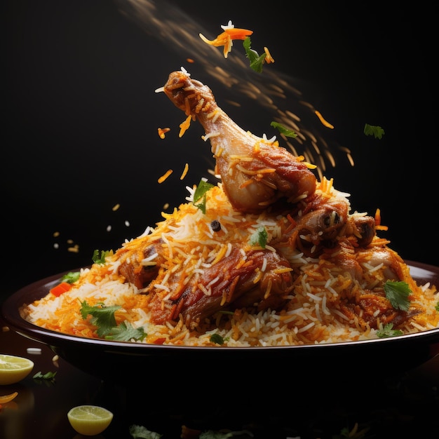 uma foto de biryani