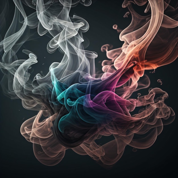 Uma foto de fumaça com a palavra " fumaça ".