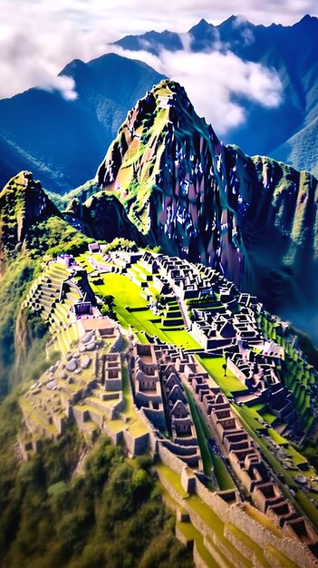 uma foto de machu picchu