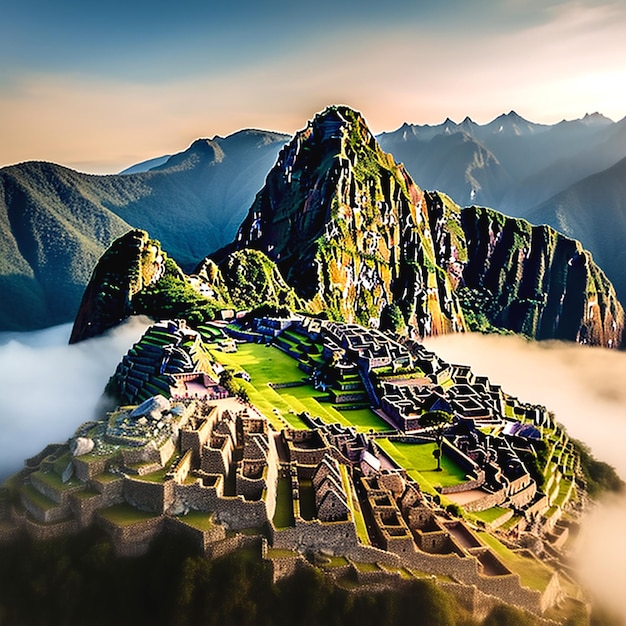 uma foto de machu picchu