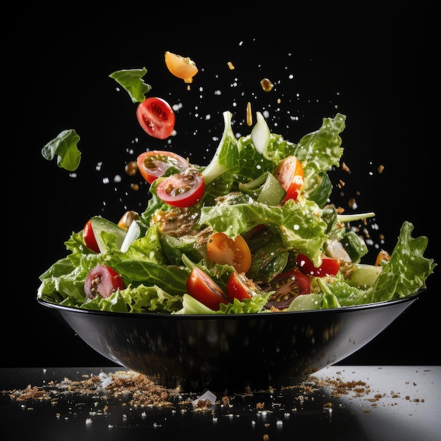 uma foto de salada