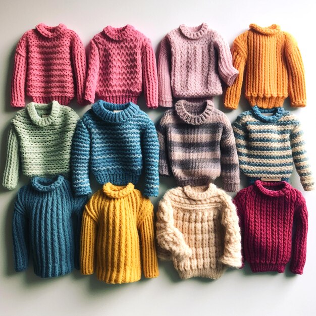 uma foto de suéteres