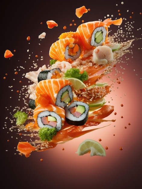 uma foto de sushi