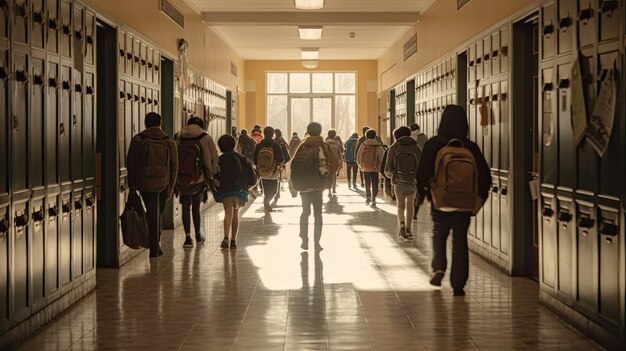 Uma foto de um ambiente confortável na escola