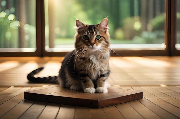 uma foto de um gato e um rato olhando um para o outro