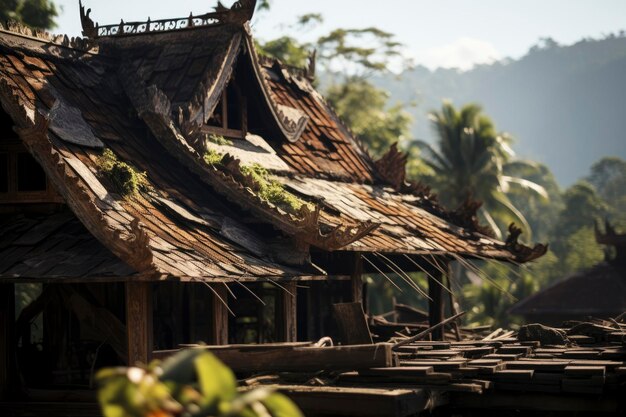 Uma foto de uma casa abandonada