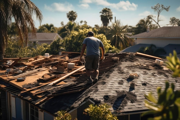 Uma foto de uma casa abandonada