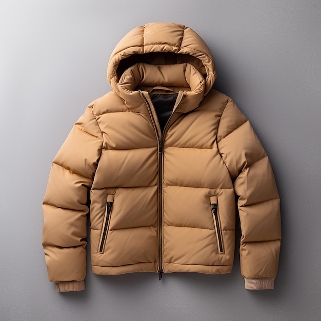 Uma foto de uma jaqueta de inverno à moda