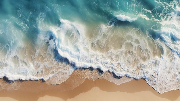 uma foto de uma praia arenosa, um minimalismo de renderização digital
