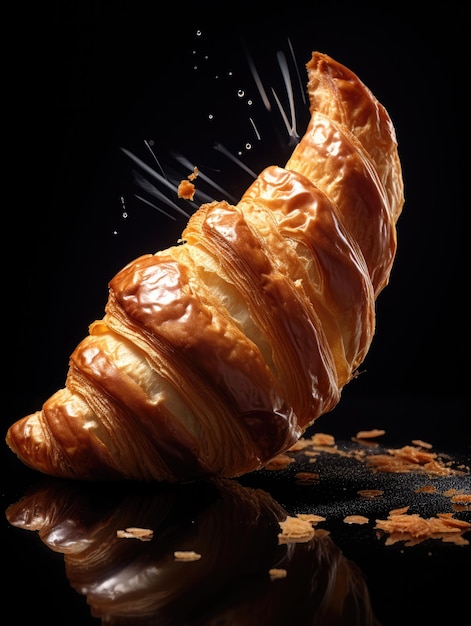 uma foto do croissant