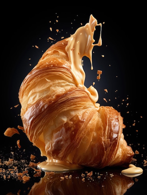 uma foto do croissant