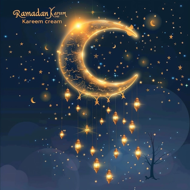 uma foto do design do cartaz do ramzan