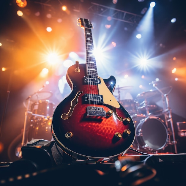 uma foto do palco da música