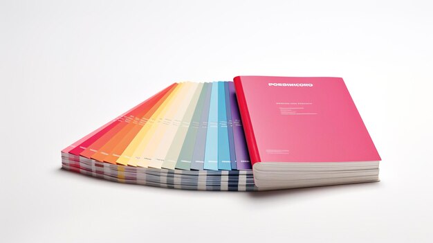 Foto uma foto do pantone swatch books