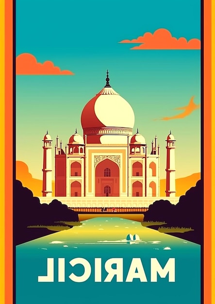 uma foto do taj mahal