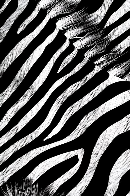 uma foto em preto e branco de uma cabeça de zebra e o lado direito da imagem