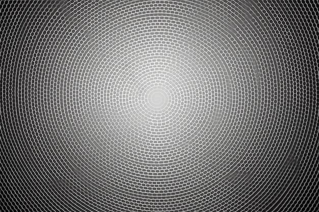 Foto uma foto em preto e branco de uma ia geradora de padrão circular