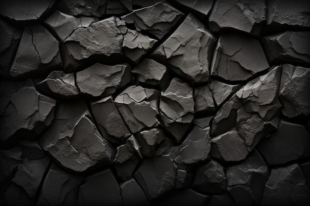 uma foto em preto e branco de uma pilha de pedras.